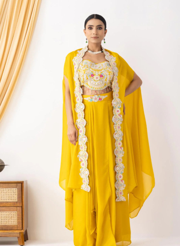 /storage/photos/1/Products/Indo Western Drape/yellow iw drape (1).jpg
